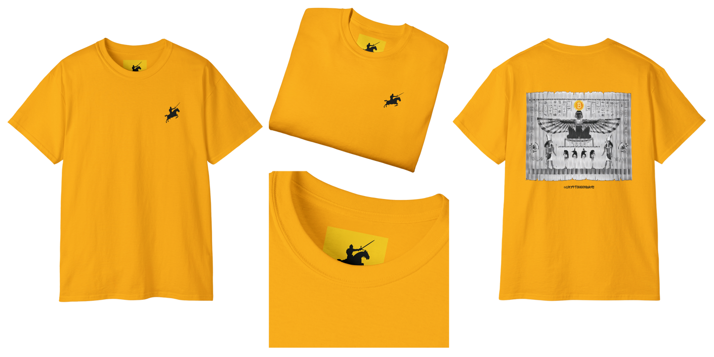 CRYPTO PHARAOH 018 - UNISEX COTTON T-SHIRT