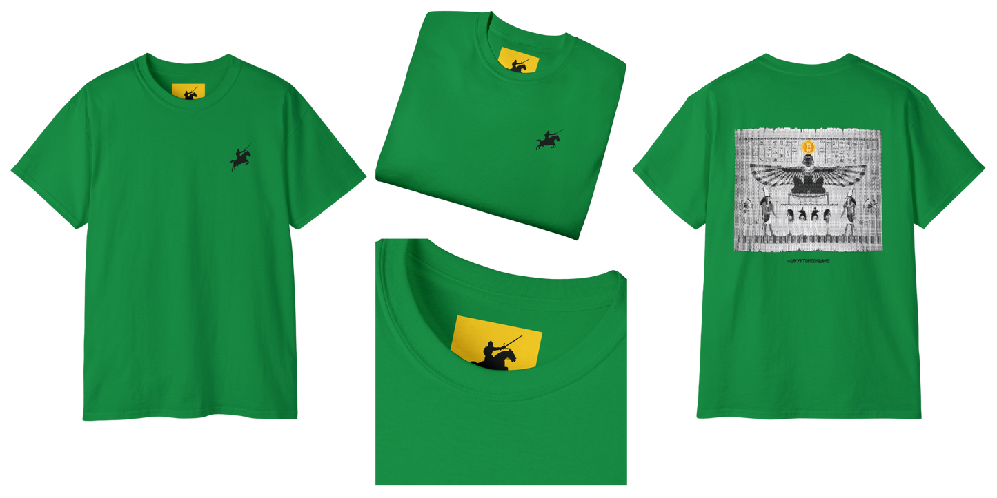 CRYPTO PHARAOH 018 - UNISEX COTTON T-SHIRT