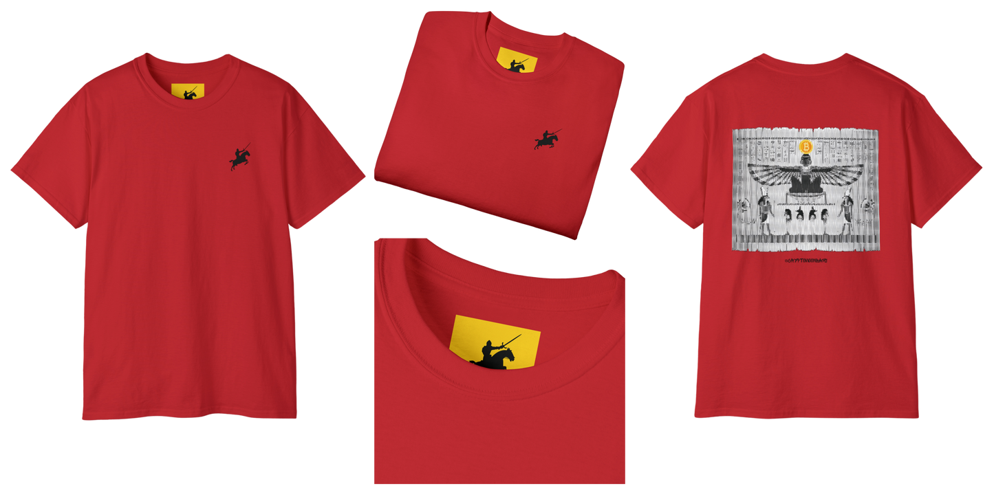 CRYPTO PHARAOH 018 - UNISEX COTTON T-SHIRT