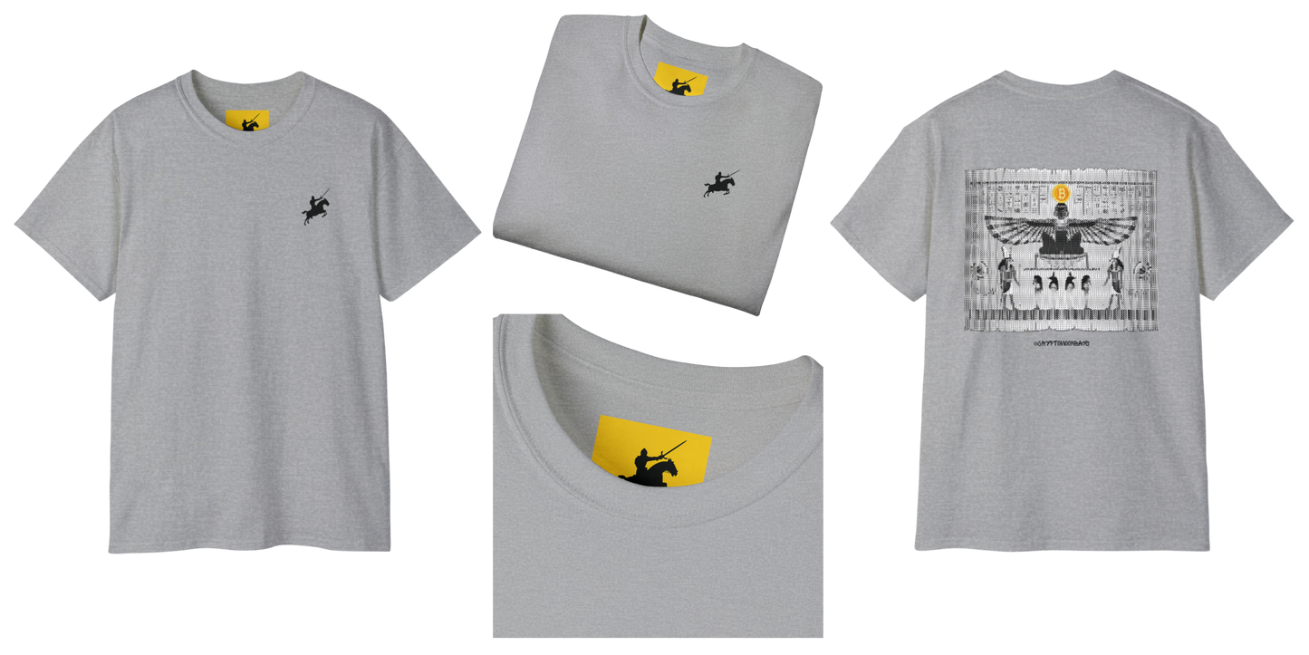 CRYPTO PHARAOH 018 - UNISEX COTTON T-SHIRT