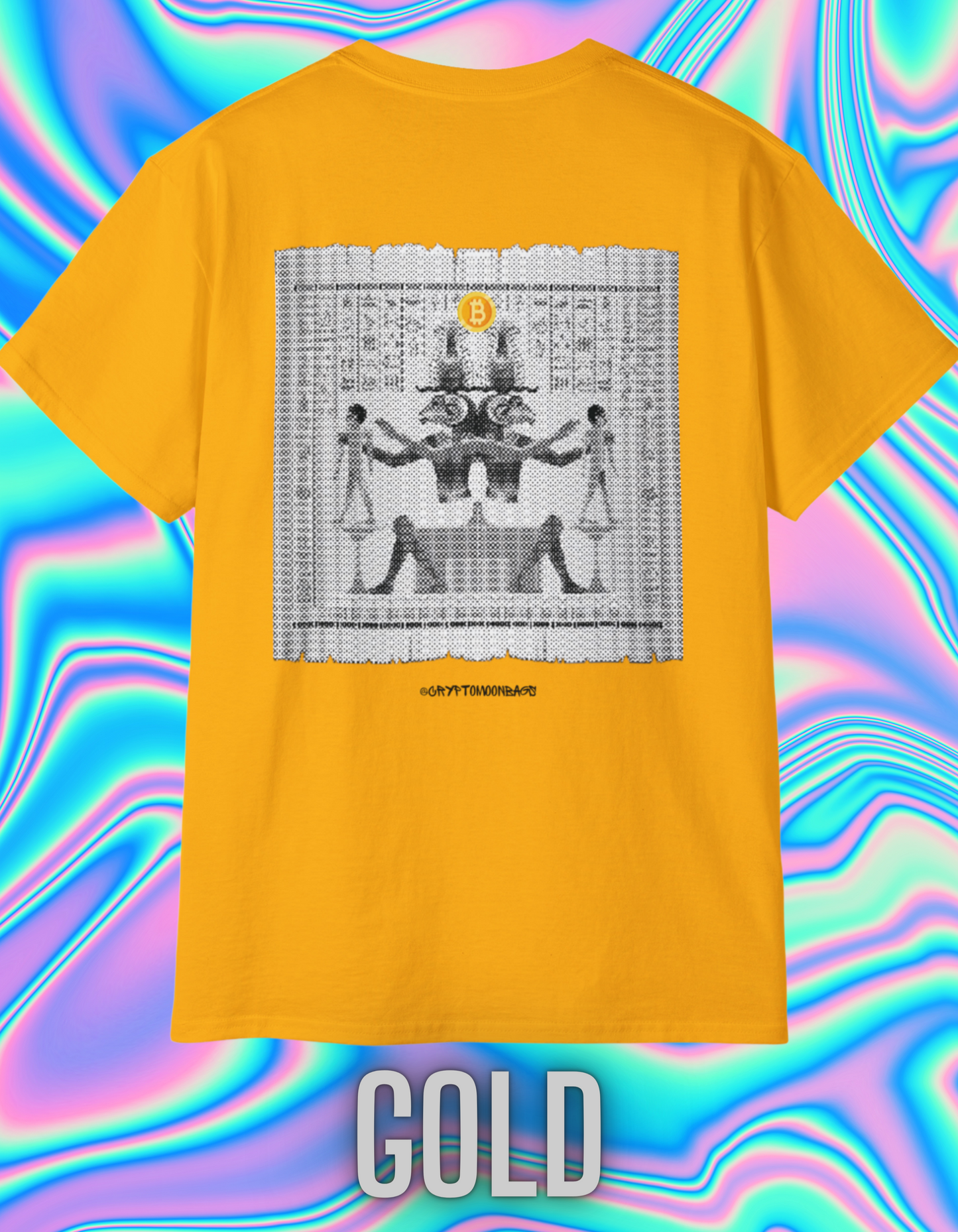 CRYPTO PHARAOH 019 - UNISEX COTTON T-SHIRT