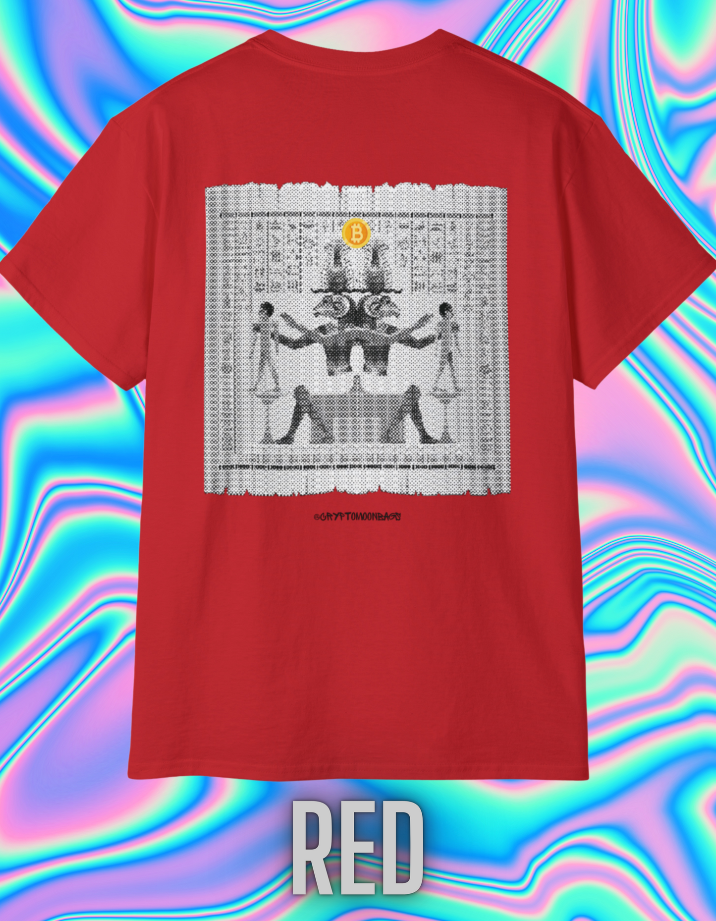 CRYPTO PHARAOH 019 - UNISEX COTTON T-SHIRT
