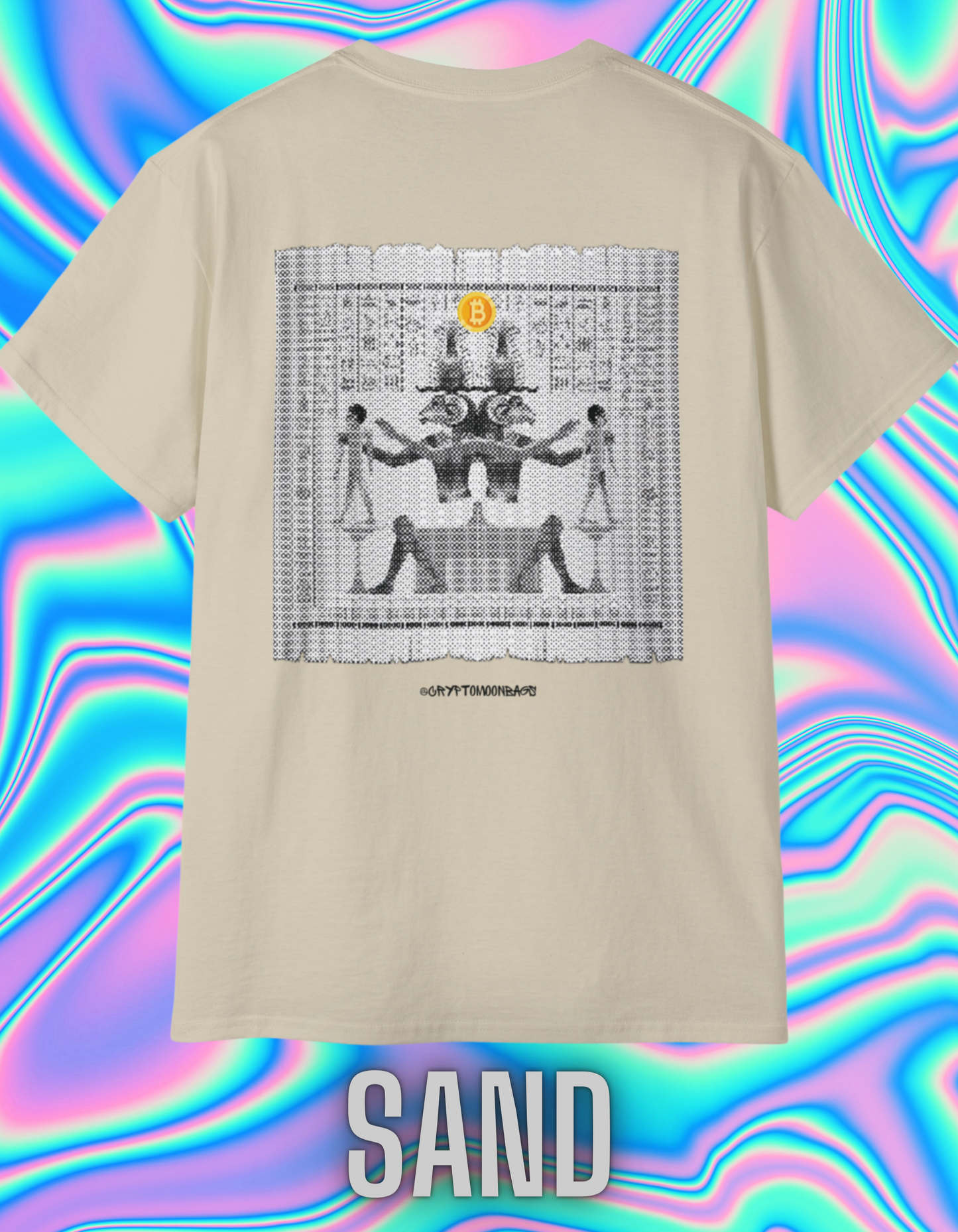 CRYPTO PHARAOH 019 - UNISEX COTTON T-SHIRT