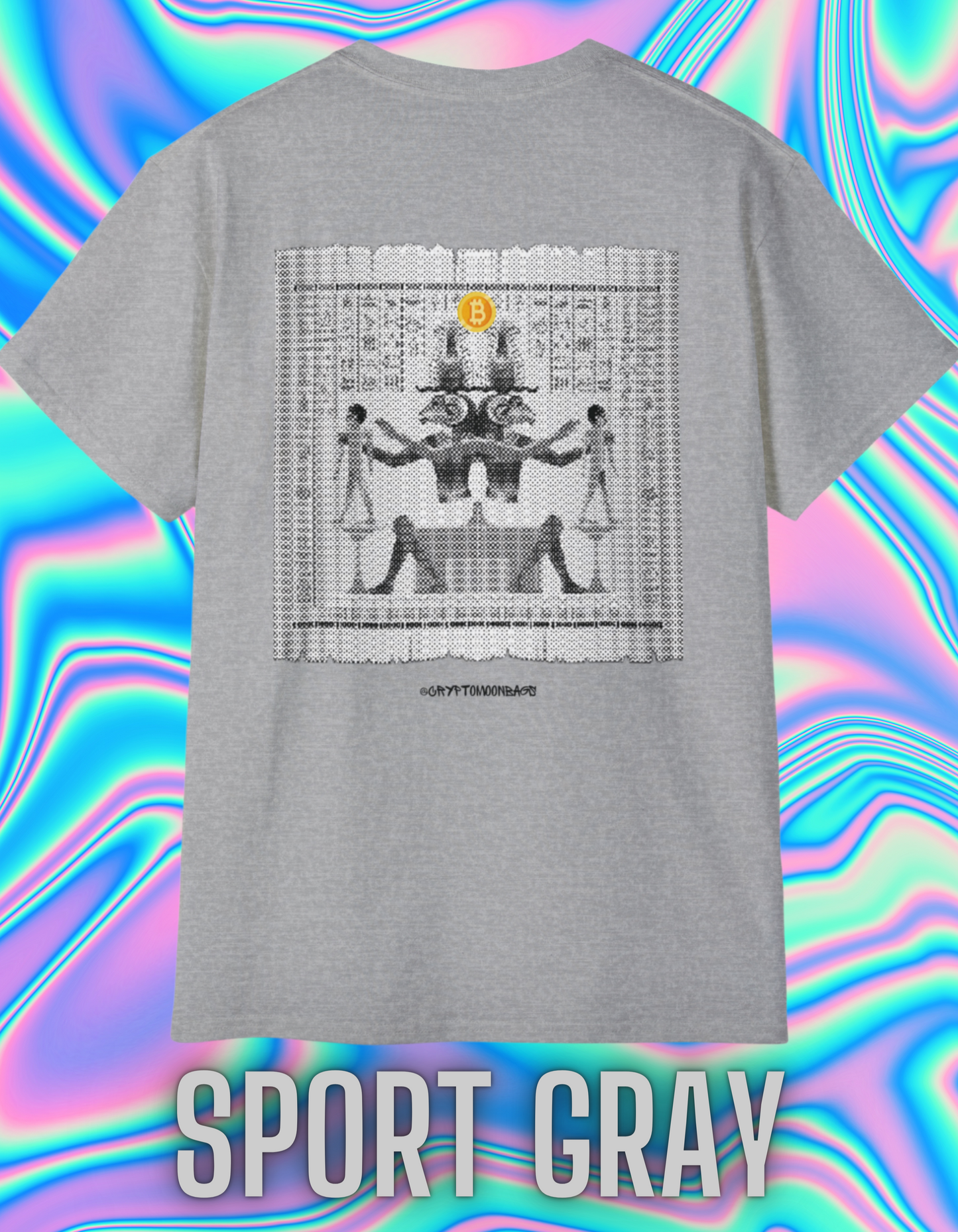CRYPTO PHARAOH 019 - UNISEX COTTON T-SHIRT