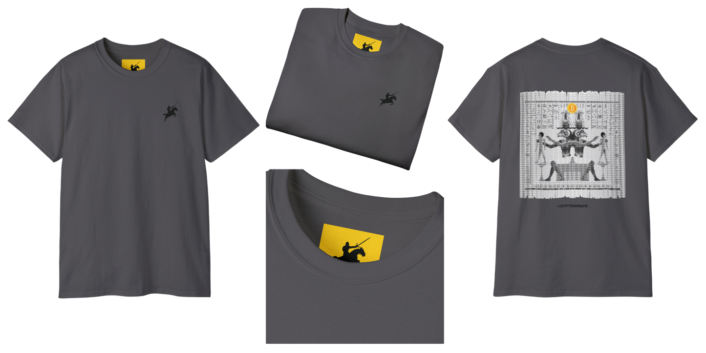 CRYPTO PHARAOH 019 - UNISEX COTTON T-SHIRT