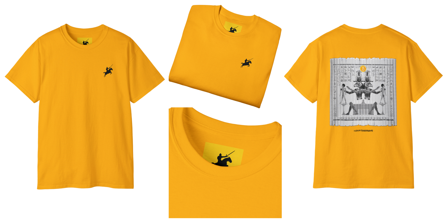 CRYPTO PHARAOH 019 - UNISEX COTTON T-SHIRT