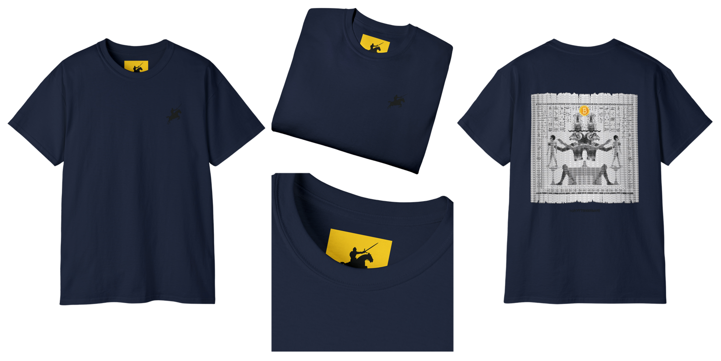 CRYPTO PHARAOH 019 - UNISEX COTTON T-SHIRT