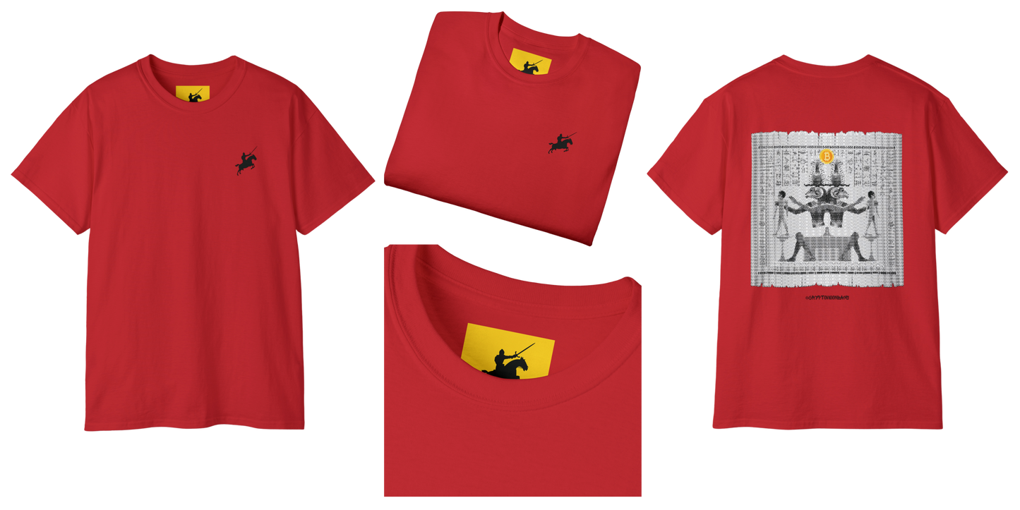 CRYPTO PHARAOH 019 - UNISEX COTTON T-SHIRT