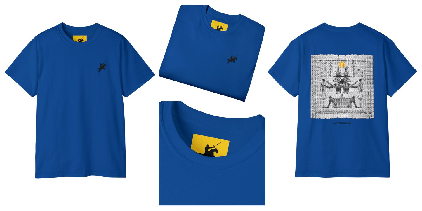 CRYPTO PHARAOH 019 - UNISEX COTTON T-SHIRT