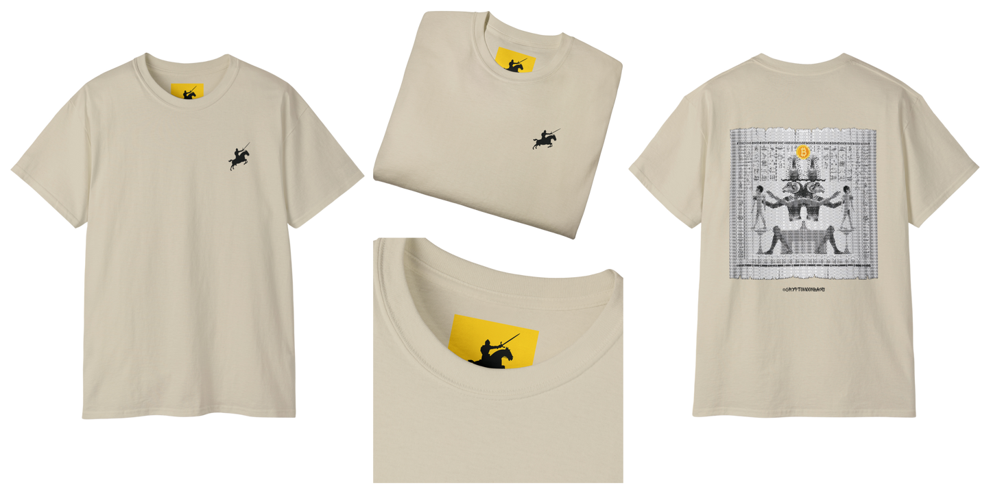 CRYPTO PHARAOH 019 - UNISEX COTTON T-SHIRT