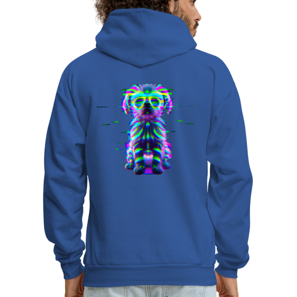 Hanes Men's _Ai Generated Hoodie - royal blue