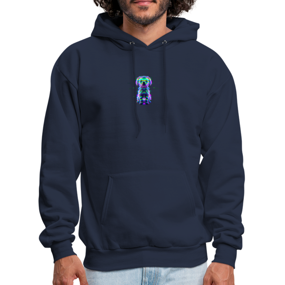 Hanes Men's _Ai Generated Hoodie - navy