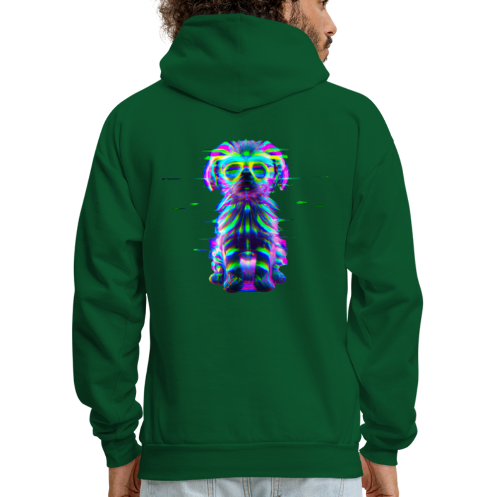 Hanes Men's _Ai Generated Hoodie - forest green