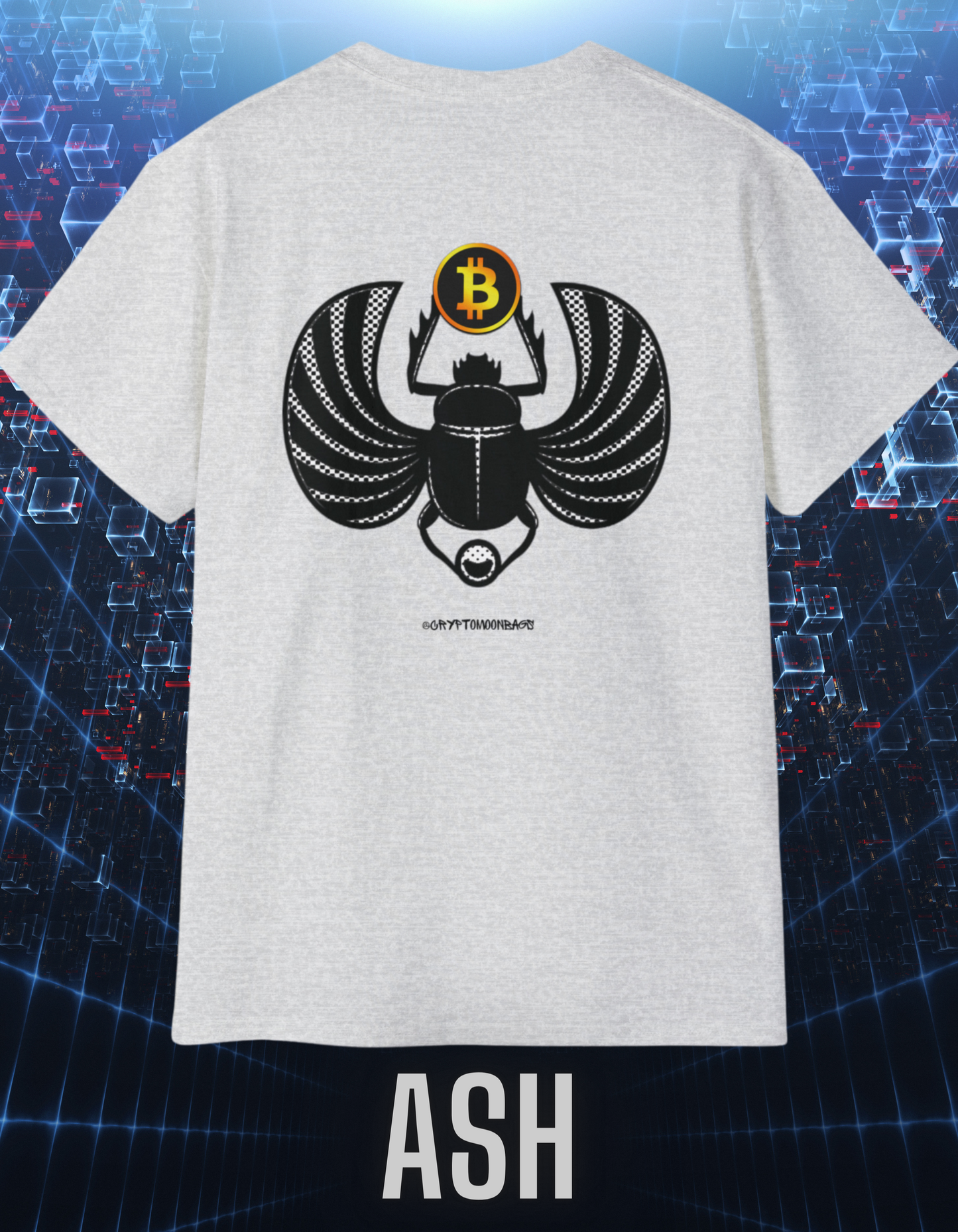CRYPTO PHARAOH 001 - UNISEX COTTON T-SHIRT