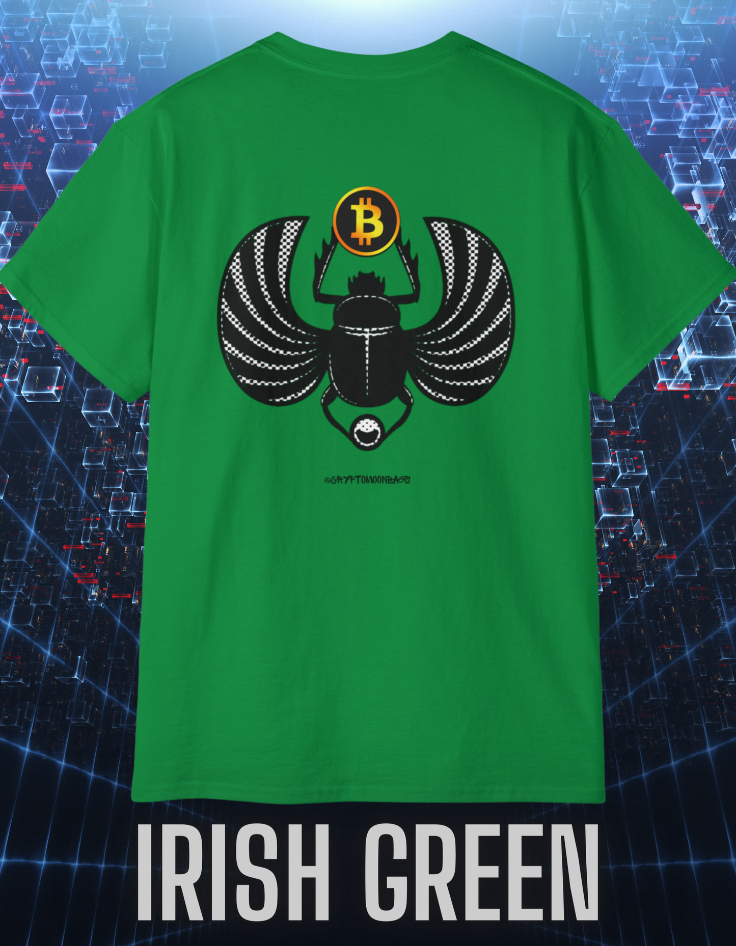 CRYPTO PHARAOH 001 - UNISEX COTTON T-SHIRT