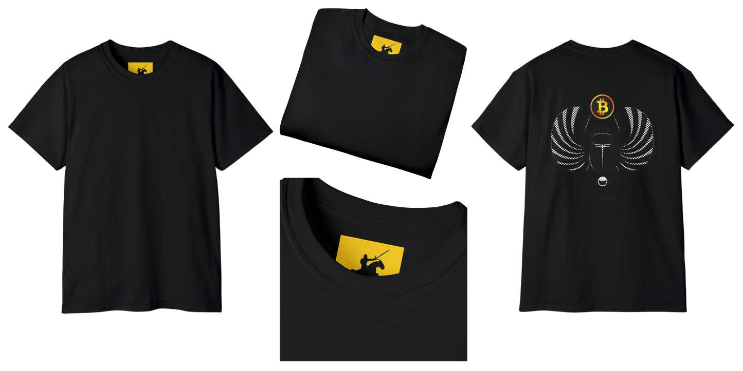 CRYPTO PHARAOH 001 - UNISEX COTTON T-SHIRT