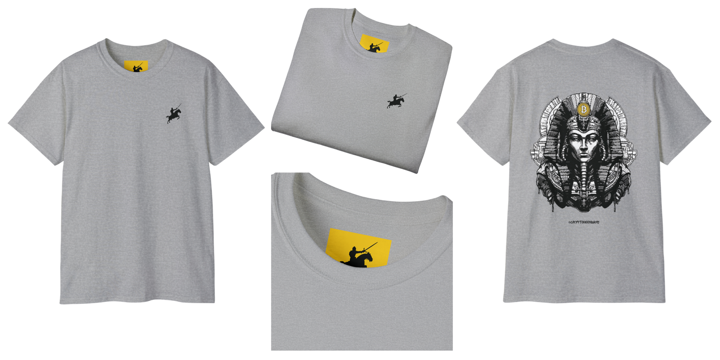 CRYPTO PHARAOH 014 - UNISEX COTTON T-SHIRT