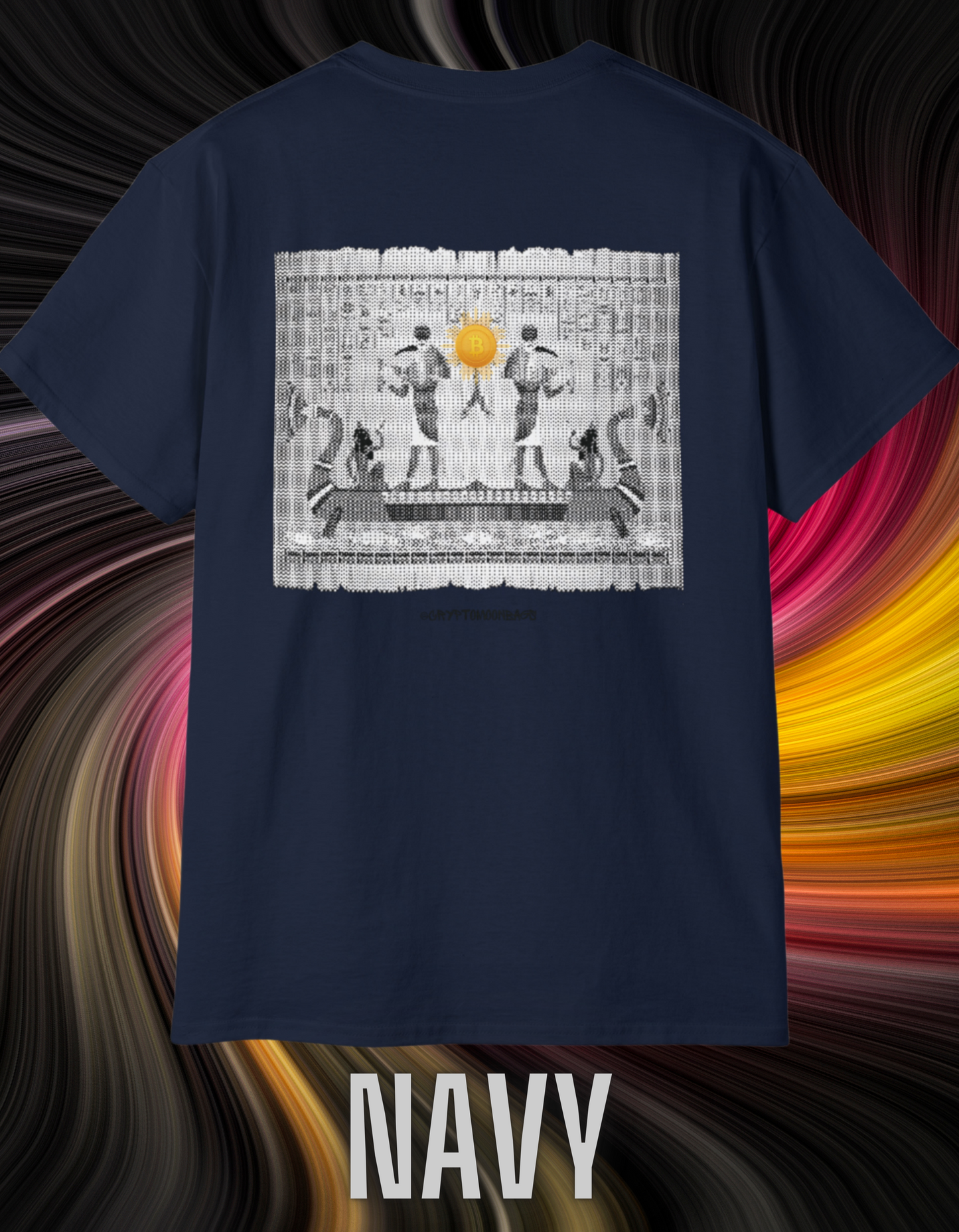 CRYPTO PHARAOH 016 - UNISEX COTTON T-SHIRT