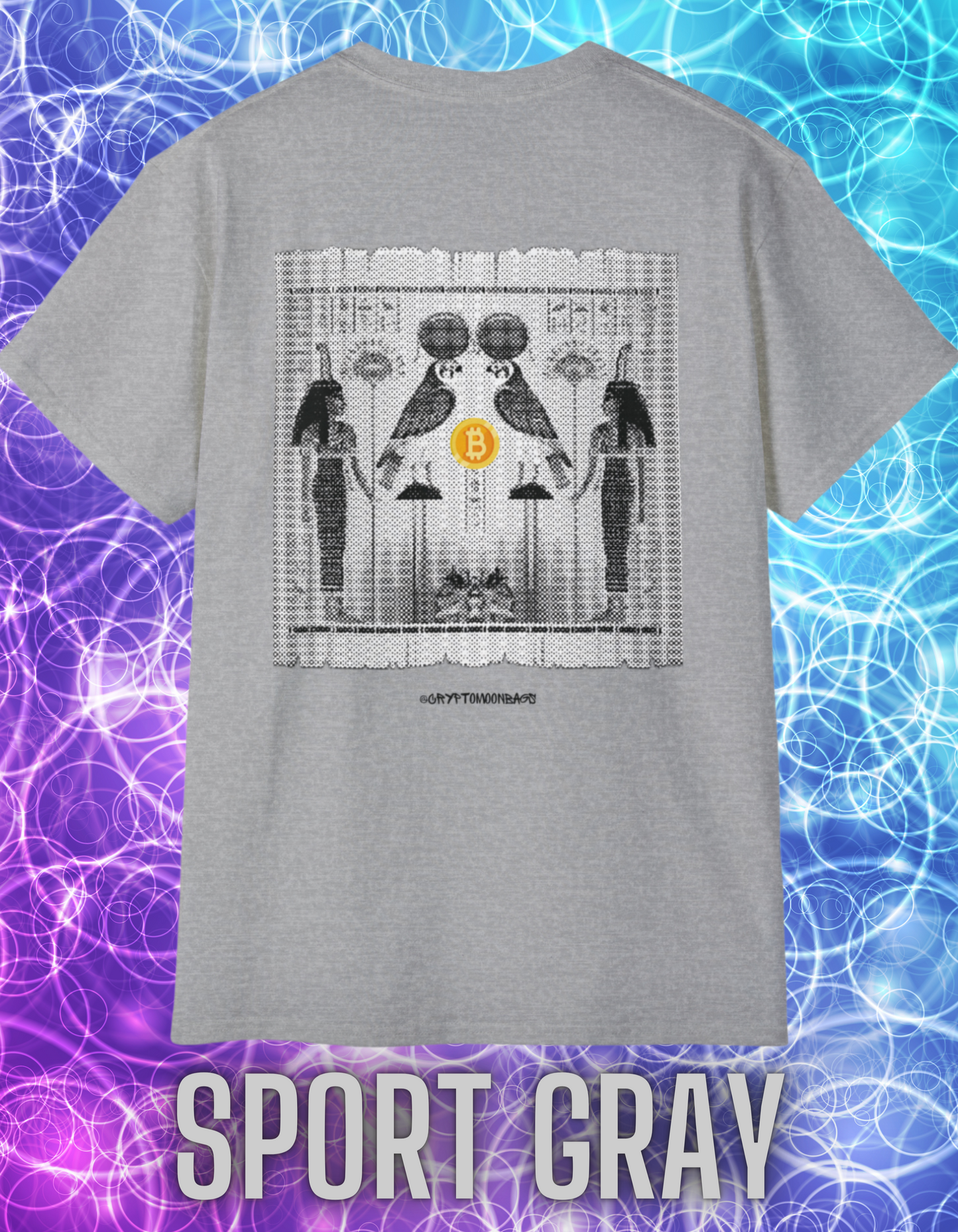 CRYPTO PHARAOH 017 - UNISEX COTTON T-SHIRT