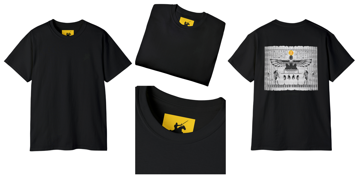 CRYPTO PHARAOH 018 - UNISEX COTTON T-SHIRT