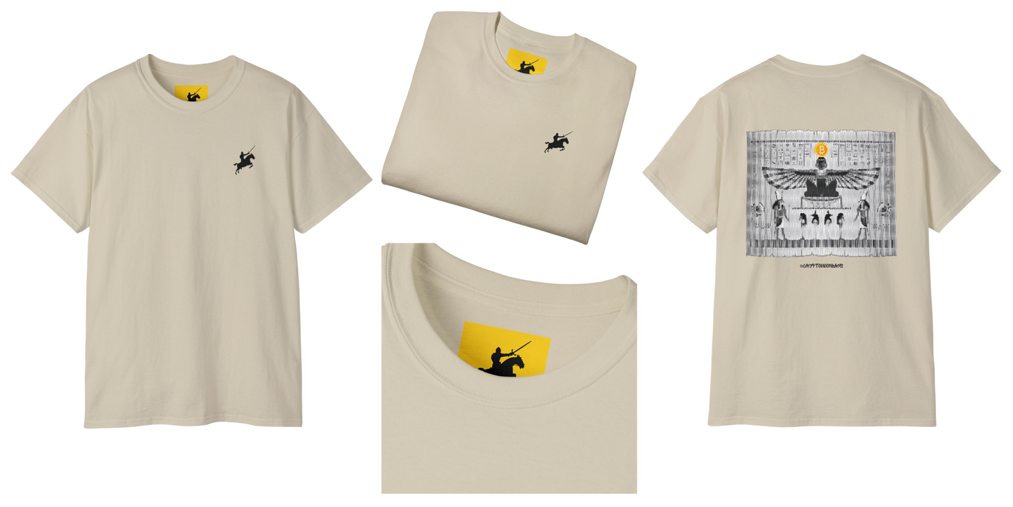 CRYPTO PHARAOH 018 - UNISEX COTTON T-SHIRT