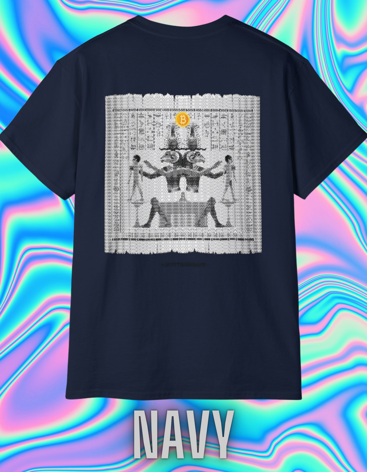 CRYPTO PHARAOH 019 - UNISEX COTTON T-SHIRT