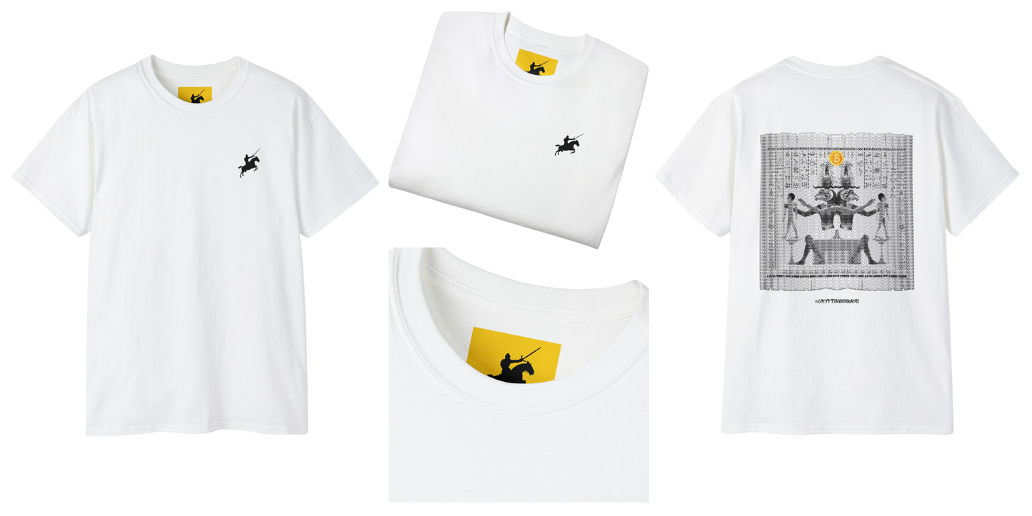 CRYPTO PHARAOH 019 - UNISEX COTTON T-SHIRT