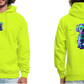 Hanes Men's _Ai Generated Hoodie - safety green