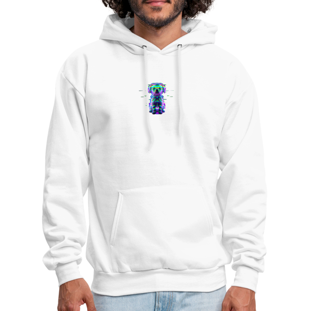 Hanes Men's _Ai Generated Hoodie - white