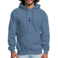 Hanes Men's _Ai Generated Hoodie - denim blue